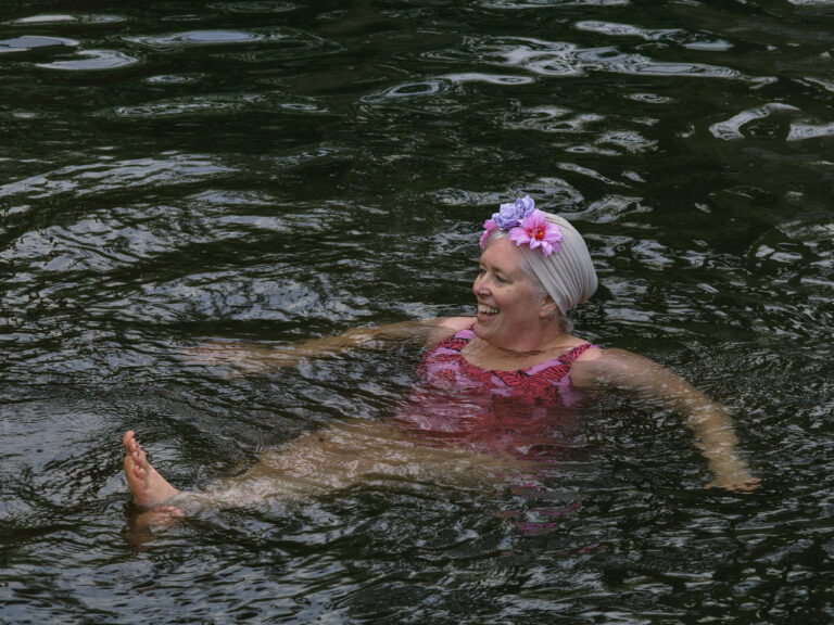 Wild swimming at Combe Head House in South Somerset. Stay in beautiful cottages on eight acres
