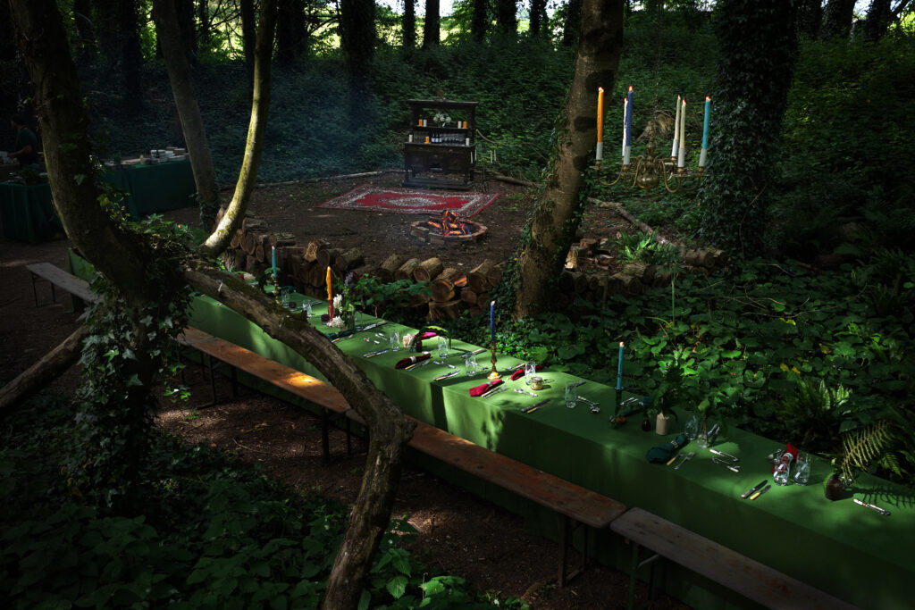 Combe Head House in Somerset woodland feast